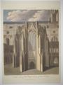London; South-view of the Chapter House of old St Paul's. Image preview
