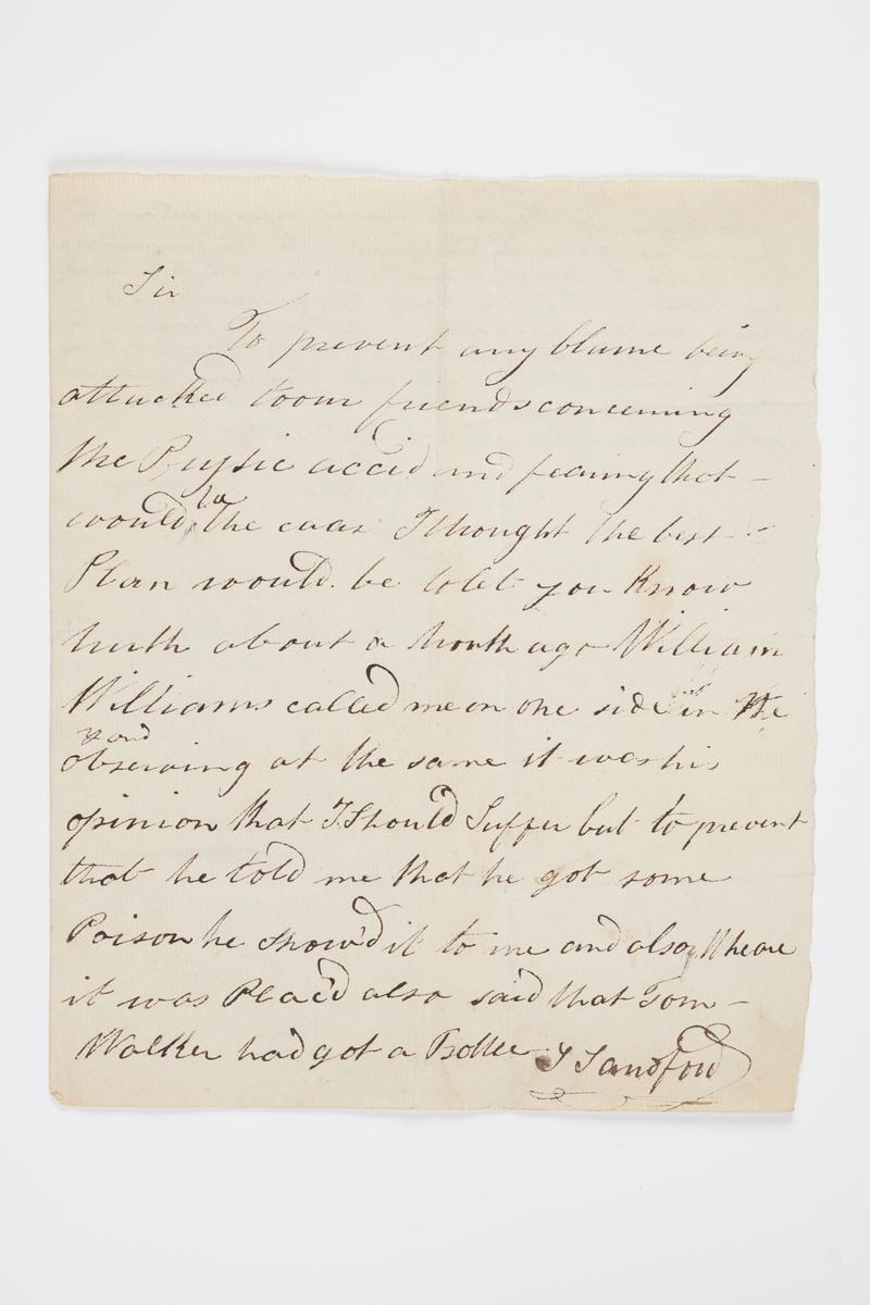 Letter | London Museum