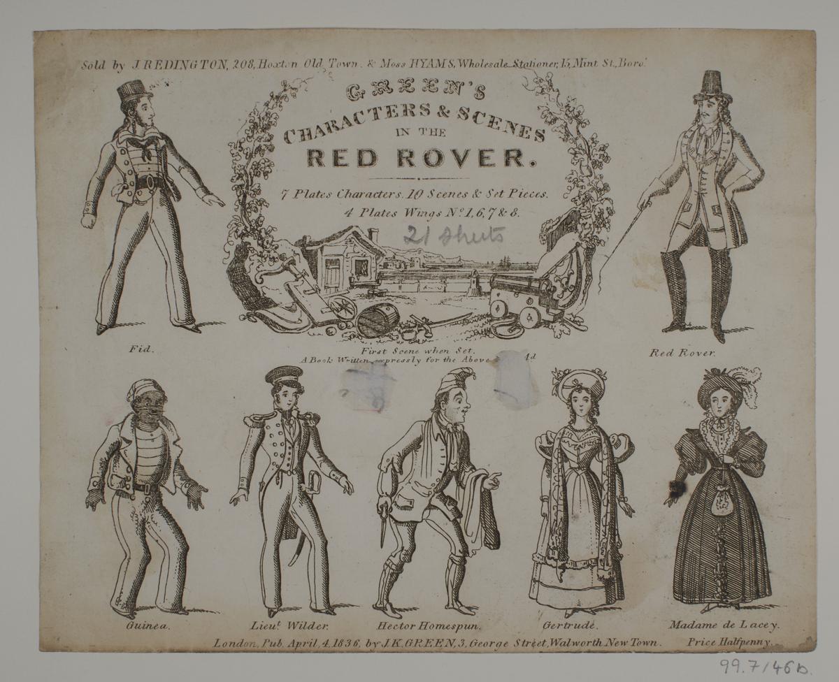 Green's Characters and Scenes in the Red Rover | London Museum