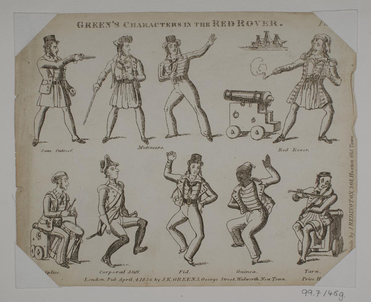 Green's Characters and Scenes in the Red Rover | London Museum