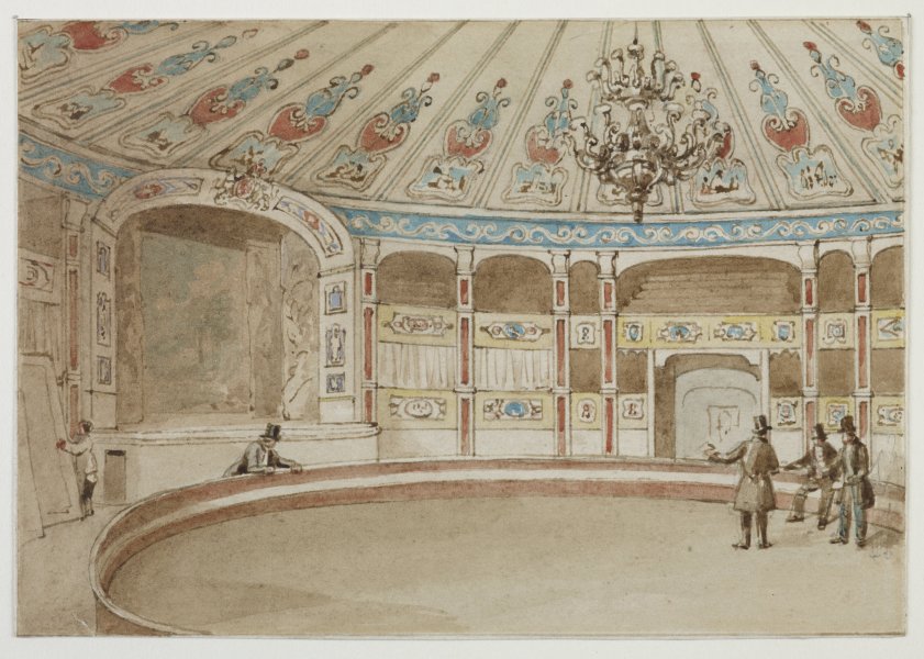 Vauxhall Gardens, inside the Rotunda | London Museum